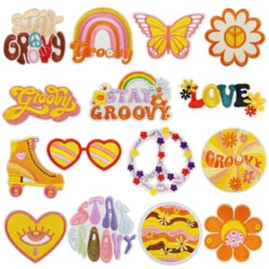 oly-ccfbd6ee19c715c5f74e6b78306855de Wholesale Bohemian Floral Iron-On Patches Decorative Applique for Bags DIY Accessory