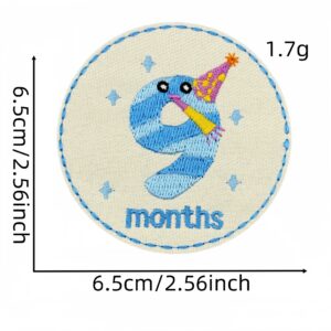 Cartoon round cloth sticker 9#