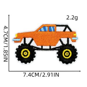 Cartoon car cloth sticker 9#