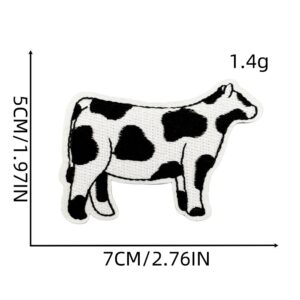 Cow style cloth sticker 8#