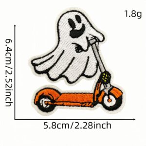 White ghost cloth patch 22 #