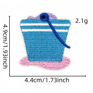 Colorful engineering vehicle cloth sticker 8#