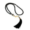 Wholesale Geometric Black Glass Prayer Beads 99 Beads Fashion Jewelry Accessory for Gift Boutique Resale