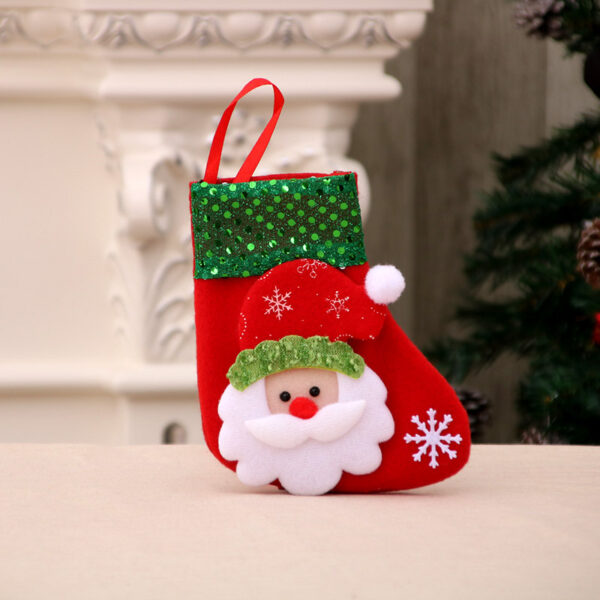 oly-cd6ba762fba0058832e8cbadb7fc35d5 Wholesale Sequined 3D Santa Christmas Stocking for Holiday Home Decor Resale Gift Bag