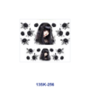 Wholesale 8pcs Gothic Girl Black Rose Mini Cup Keychain Sticker