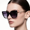 oly-cd6e6979fb12b63a16eb31d9a9df0864 Wholesale Retro Cat Eye Square Sunglasses UV400 Protection Fashion Accessory Gift