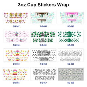 oly-cd723cd0839987ef7d9f2db13747f59f Wholesale 8pcs Halloween Calavera Vintage 3oz Cup Stickers Wrap OLY Exclusive