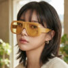 oly-cd8e13db0408df9a2bff2b18f82c90fe Wholesale Retro Ring Detail Oversized Sunglasses for Sun Protection Everyday Wear