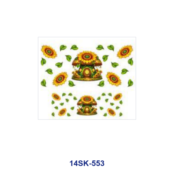 oly-cd9082ee5775716d6cbd4ca098bcb233 Wholesale 2/4/8pcs Fantasy Fairy Mushroom Cottage Print Mini Cup Keychain Sticker