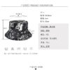 oly-cda1c155c56c28ebe2a9bd205a12f55c Wholesale Trendy Alphabet Print Fisherman Hat Casual Sun Protection Fashion Accessory for Outdoor Travel Gift Boutique