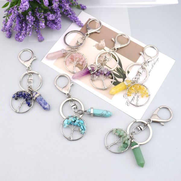 oly-cdaaf78822290a5d9b4999cbb1d103f7 Wholesale Tree of Life Crystal Keychain Fashion Accessory Gift for Car Keys