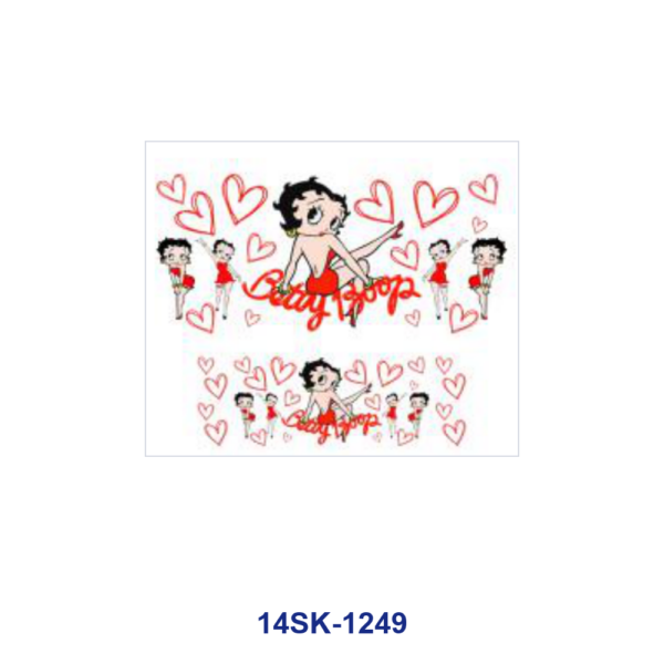Wholesale 2/4/8pcs Vintage Retro Cartoon Girl Character Print Mini Cup Keychain Sticker OLY Exclusive