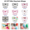 Wholesale 8pcs Luxury Bow Mini Cup Keychain Sticker OLY Exclusive