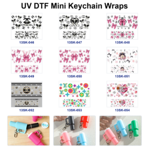 Wholesale 8pcs Luxury Bow Mini Cup Keychain Sticker OLY Exclusive