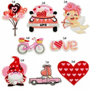 Valentine's Day patch set (8 pieces)