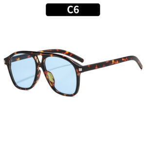 C6-covered flower frame blue film