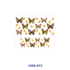 Wholesale 2/4/8pcs Watercolor Butterfly Floral Print Mini Cup Keychain Sticker
