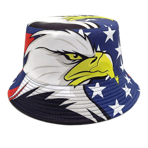 Wholesale Stylish Eagle Pattern Fisherman Hat for Outdoor Sun Protection Fashion Accessory