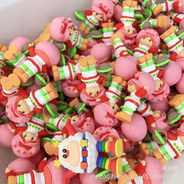 oly-ce2e743127d9b4073870a3a8970671ce Wholesale Soft Rubber Strawberry DIY Jewelry Beads Desk Ornament Toy for Resale OLY Exclusive