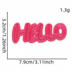 Pink series cloth sticker 34#