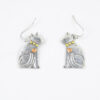 oly-ce5bc387565a9787bebf2bfec7287615 Wholesale Antique Silver Cat Earrings Cute Pet Shape Fashion Accessory Gift