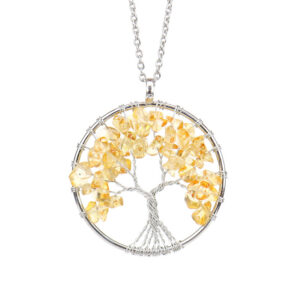Citrine (synthetic) chain