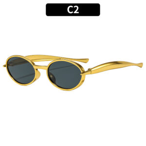 C2-gold frame gray piece