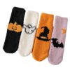 oly-ce6bb5d04279930ce2734f8493644bd5 Wholesale Thick Fleece Mid Calf Socks for Winter Halloween Cartoon Casual Everyday Wear