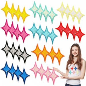 oly-ce6bf09b5dd2b903b7b8da3c9edacd23 Wholesale Polyester Small Green Star Patch Cartoon Embroidery for Bags and Clothes Resale