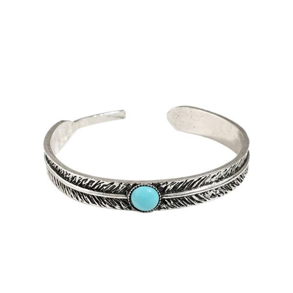 oly-ce6c4b1449ac3e4d7b765ee1d9ef60e0 Wholesale Bohemian Feather Pattern Vintage Bangle Jewelry Accessory Boutique Resale
