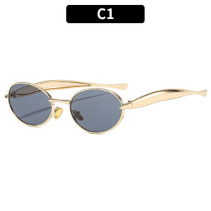 C1-gold frame gray piece