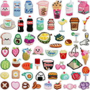 oly-ce778729368b1feb0f5fba27d30f916d Wholesale Cartoon Food Embroidery Patches Polyester Thread DIY Decorative Accent for Clothing Resale
