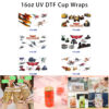 Wholesale 5pcs Kids Aviation Theme Cartoon Aircraft Fire Rescue Engineering Vehicle Mixed Decor Prints 16oz Cup UV DTF Wraps OLY Exclusive