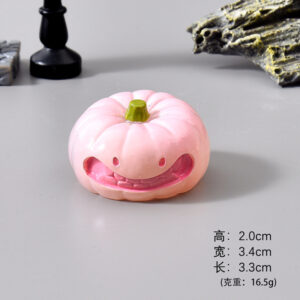 Pink tooth biting and cutting teeth / [halloween luminous pumpkin series]