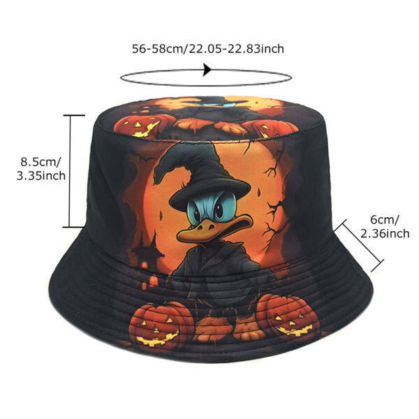 oly-cea3818b6ce8b4dd7105684160ebb333 Wholesale Double Sided Duck Print Fisherman Hat Adjustable Sunscreen Bucket Hat for Men Outdoor Casual