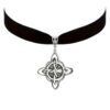 oly-cec0bcb30d047c77535dcc8270537f52 Wholesale Velvet Chain Pendant Necklace Silver Cloth Pendant Nordic Style Boutique Resale Jewelry Accessory Gift