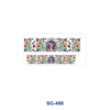 Wholesale 8pcs Retro Wild Floral 3oz Cup Stickers Wrap OLY Exclusive