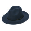 oly-cee099a8c66b3bae0bd6b48448d988a2 Wholesale Woolen Jazz Hat Wide Brim Flat Top Everyday Wear Fashion Accessory