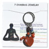 Wholesale Natural Crystal and Agate Hand Knitted Heart Pendant Bag Charm Keychain Decorative Accessory