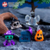 Wholesale Resin Halloween Scary Skull Figurine, Boutique Home Decor Gift