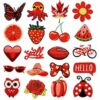oly-cf1dec62019dd7a5d18a5a2d43b8045a Wholesale Stylish Embroidery Patches Red Cartoon Series Polyester Thread DIY Clothing Accessories Resale