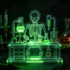 Wholesale Acrylic Halloween Ornaments - Pumpkin Ghost Standup Sign for Desktop Home Decor