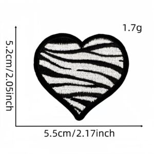 Small leopard print love cloth stickers 14#