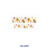 Wholesale 8pcs Mixed Floral Animal Cartoon Ribbon Print 3oz Cup Stickers Wrap OLY Exclusive