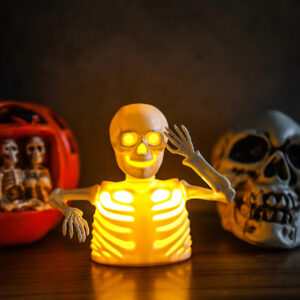 Skeleton lamp white