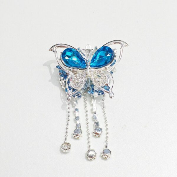 oly-cf76b30089b04185b89db9839bc744e3 Wholesale Pink Alloy Butterfly Tassel Beads DIY Phone Chain Accessory