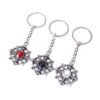 oly-cf8ac012982f15bc8b12e7dcb4455075 Wholesale Retro Red Gemstone Skull Alloy Keychain Pendant Boutique Resale Keychain Accessory