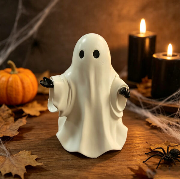 Wholesale Resin Ghost Halloween Figurine Decorative Home Decor Gift for Birthday Party