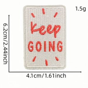 Pink english cloth sticker 3#