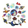 Wholesale Embroidered Space Astronaut Rocket Patches Stylish Fashion Accessory for Clothing Boutique Resale